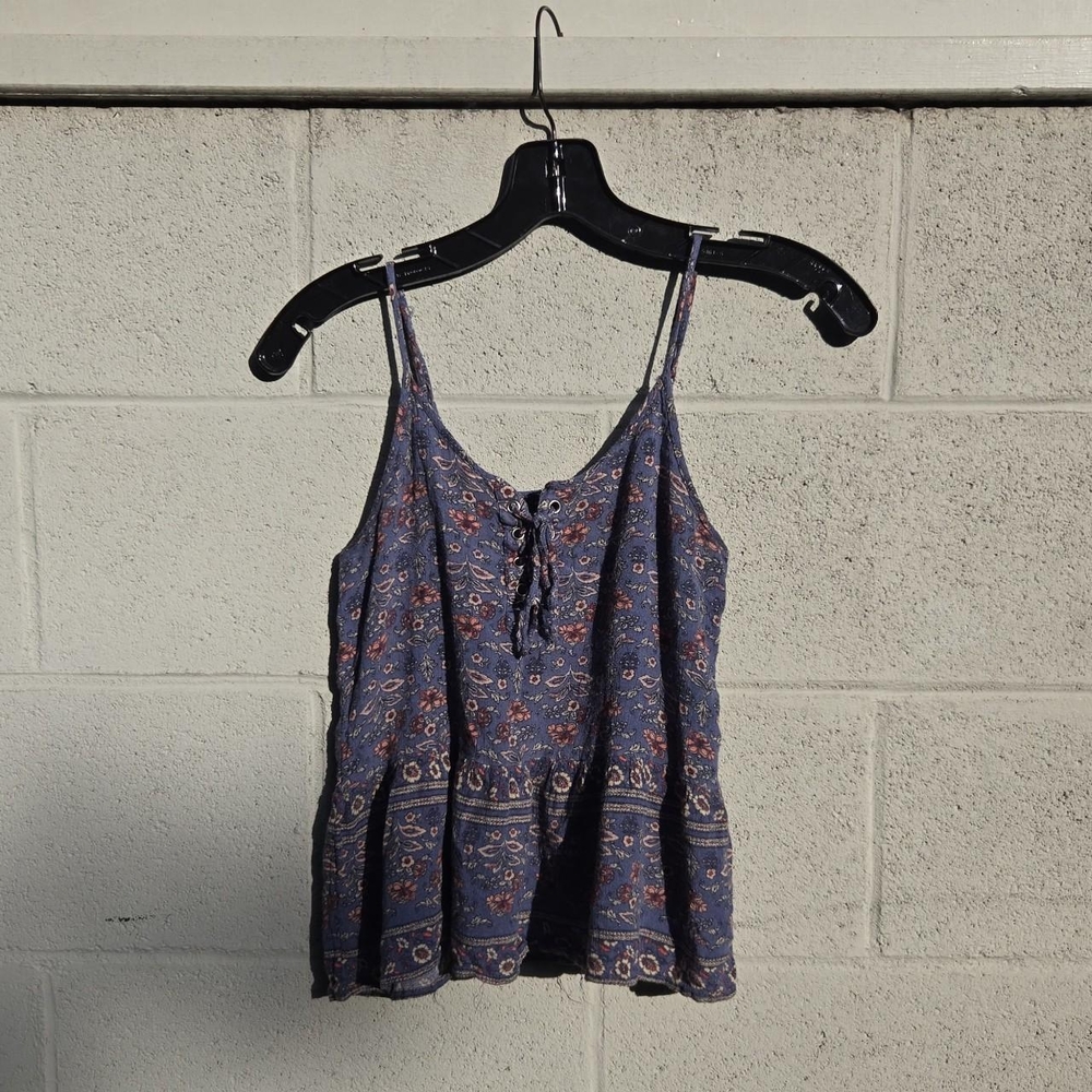Paisley Blue Camisole